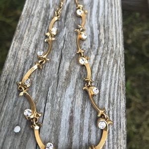 Swarovski Crystal Gold plated bracelet.